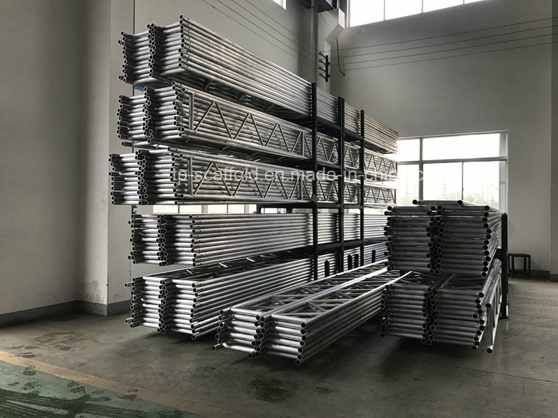 Armazón de escalera de aluminio para andamios para la construcción de andamios