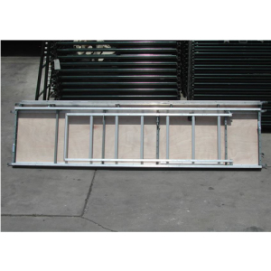 Tablón de aluminio/madera contrachapada con trampilla y escalera para andamios Ringlock